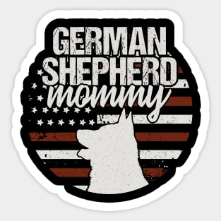 German Shepherd Mommy Sticker